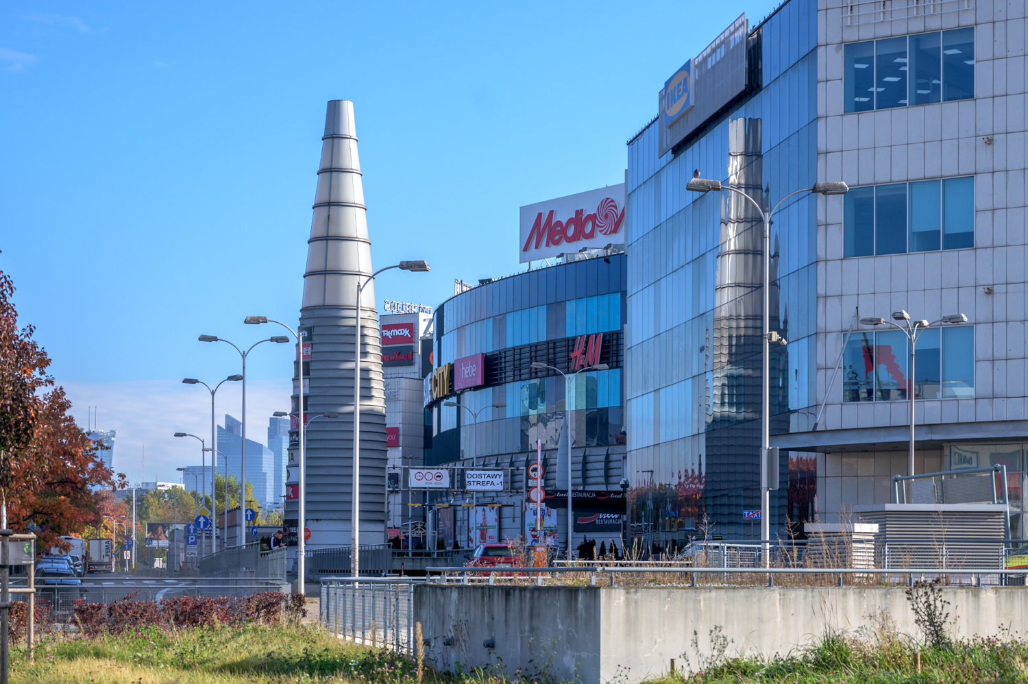 Zdjęcie architektury budynku Centrum handlowe Blue City